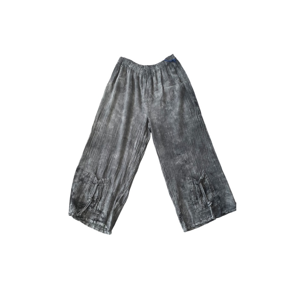 Gray Wide-Leg Pants